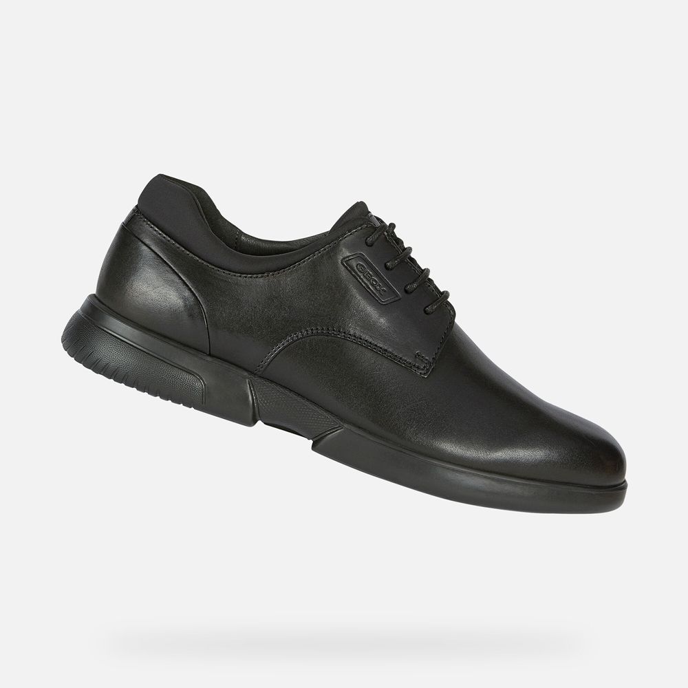 Sapatos Casuais Geox Homem Pretas - Smoother - PEJRX3670